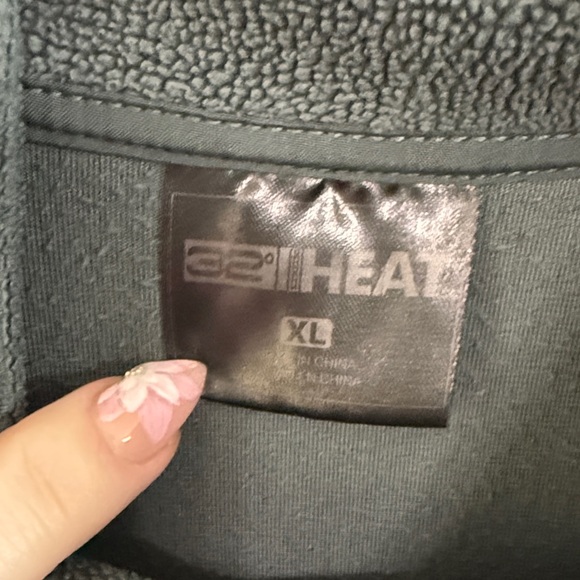 32 Degrees Fleece Pullover in Deep Teal - Picture 2 of 4